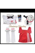 Identity V  KFC Crossover Perfumer Lady K Uniform Cosplay Costume